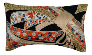Japanese Ceremonial Silk Lumbar Cushion by Renaras