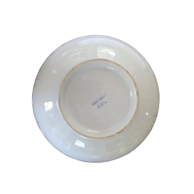Vintage Blue and white Asian Porcelain Bowl Display as a decorative bowl or fill with moss and add an orchid arrangement!