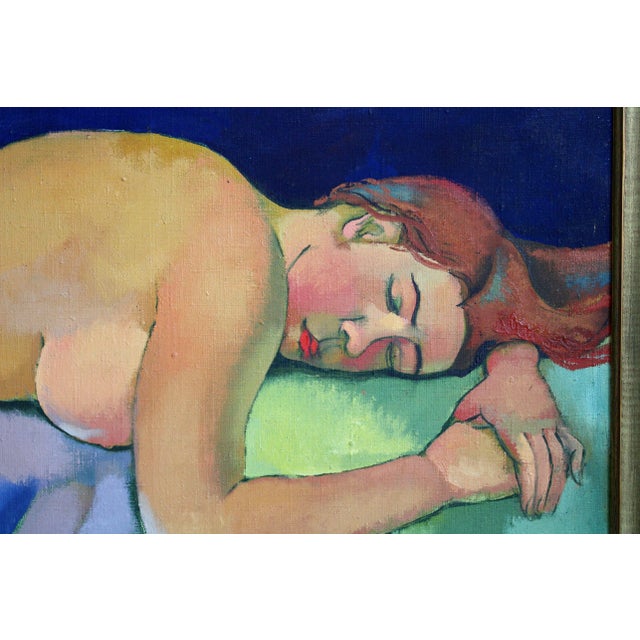 Zita Sudnika, Night, Oil on Canvas For Sale - Image 4 of 9