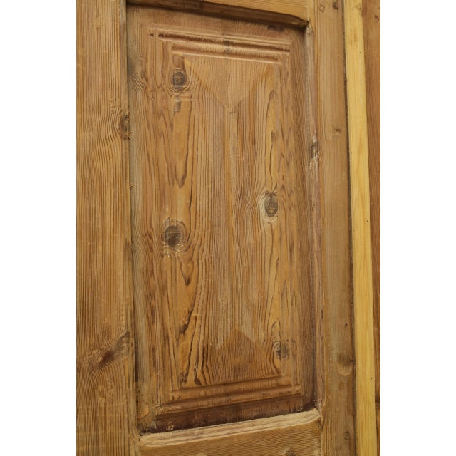 Rustic European Late 19th Century Double French Doors - a Pair For Sale - Image 3 of 5