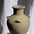 Indonesian Light Grey-Beige Terracotta Vase with 4 Small Handles and a Tall Neck For Sale - Image 16 of 18