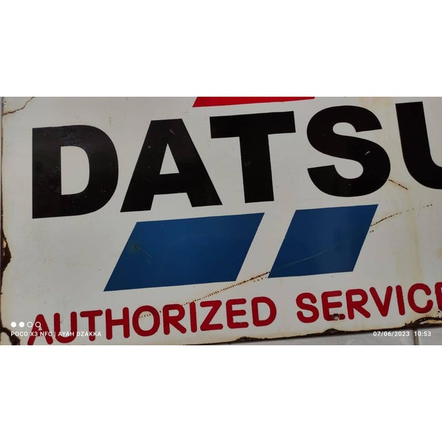Elevate your garage, workshop, man cave, or classic car showroom with this premium, handcrafted Datsun Authorized Service...