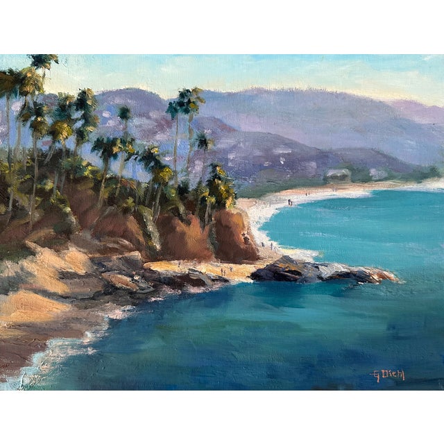 Original Oil Fine Art Painting - Coastal Shores For Sale