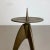 Brutalist German Sculptural Tripod Candleholder in Brass, 1970s For Sale - Image 11 of 16
