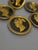 Bronze Set 5, 19th Century French Neoclassical Gilt Bronze Warrior Medallion Tiebacks For Sale - Image 8 of 10