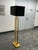 2010s Restoration Hardware Clarke Open Brass Rectangle Floor Lamp For Sale - Image 5 of 12