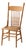 Antique Painted Pressback Spindle Chair For Sale