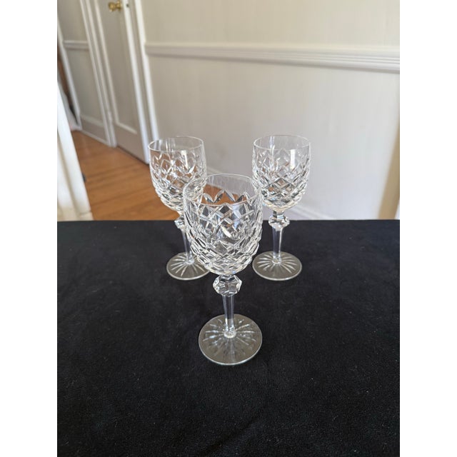 Vintage Waterford Crystal Powerscourt Stemware - Set of 9 For Sale In New York - Image 6 of 8