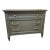 Timeless Vintage Sage Three-Drawer Dresser With Warm Gold Hardware For Sale