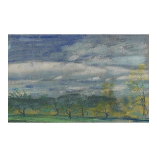 'Orchard Beneath Blue Sky', by Arthur Bowen Davies, New York Armory, Ashcan School, Asl, Aic, NYMoMA For Sale