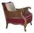 Danish Armchair in Velour and Ash, 1930s For Sale