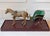 Early 20th-Century Carved Wooden Horse and Carriage Model For Sale - Image 4 of 11