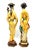 Large Vintage Chinoiserie Sculptural Figures in Resin, 1970s, Set of 2 For Sale - Image 4 of 18