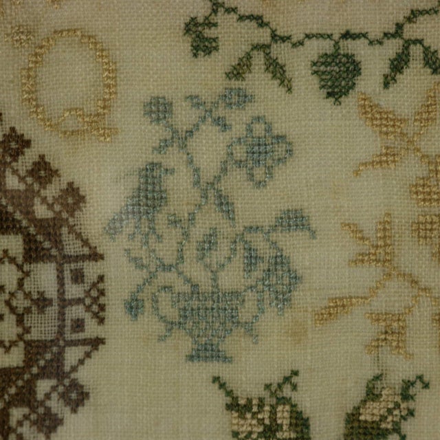 Antique Sampler, 1805, Elizabeth Gregory, Ackworth School For Sale - Image 10 of 18