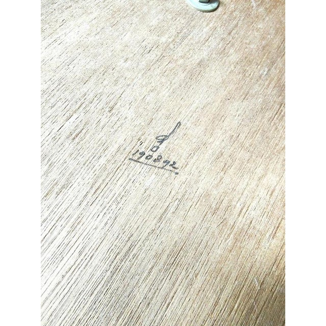 Beige Vintage Bamboo Lounge Swivel Tilt Chairs from Axel Enthoven, 1970s For Sale - Image 8 of 9