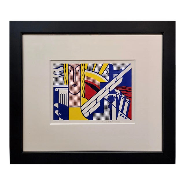 Roy Lichtenstein 1967 Modern Art Poster Published by Leo Castelli Gallery,New York For Sale