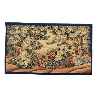 19th Century French Aubusson Landscaper Tapestry, 1890s For Sale