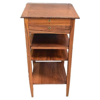 19th Century Solid Walnut Notary Desk For Sale