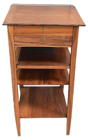 19th Century Solid Walnut Notary Desk