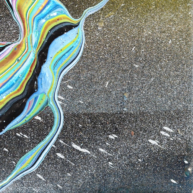 2020s Spacetense - Abstract Cosmic Colorful Lively Optical Illusion Original Artwork by Armen Ges For Sale - Image 5 of 9