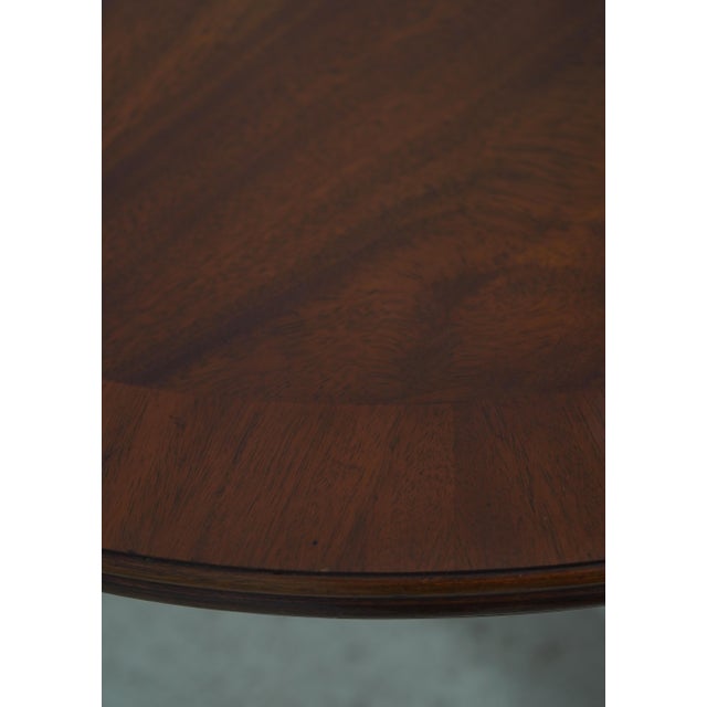 1970s Elliptical Adjustable Height Breakfront Coffee Table For Sale - Image 5 of 14