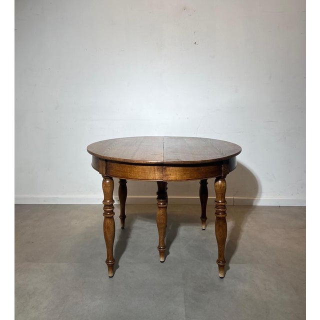 Extending Dining Table in Oak For Sale - Image 9 of 10
