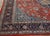 Persian 1940s Red Medallion Antique Persian Sarouk Rug 7'9"x 10'6" Handknotted Wool Carpet For Sale - Image 3 of 6