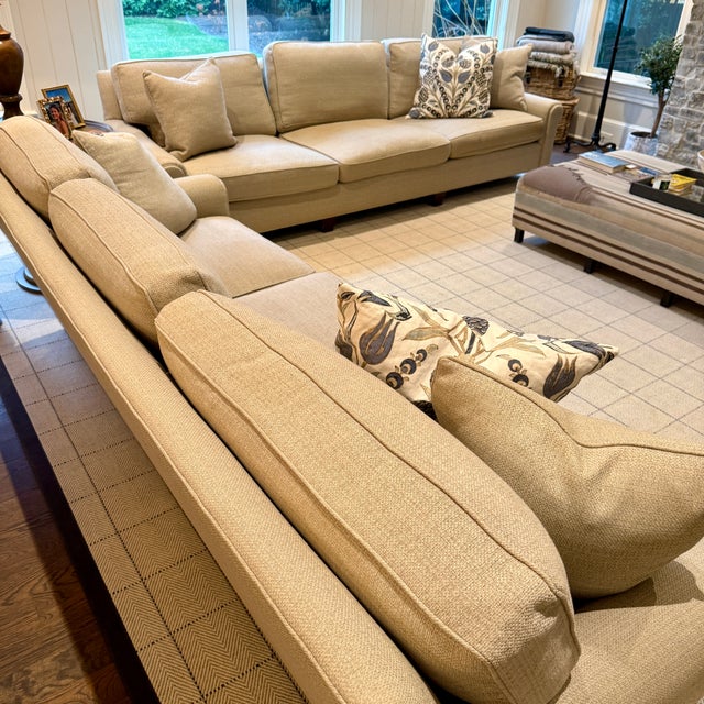 ,Extra Long Hickory Chair Sofa—two Available For Sale - Image 13 of 16