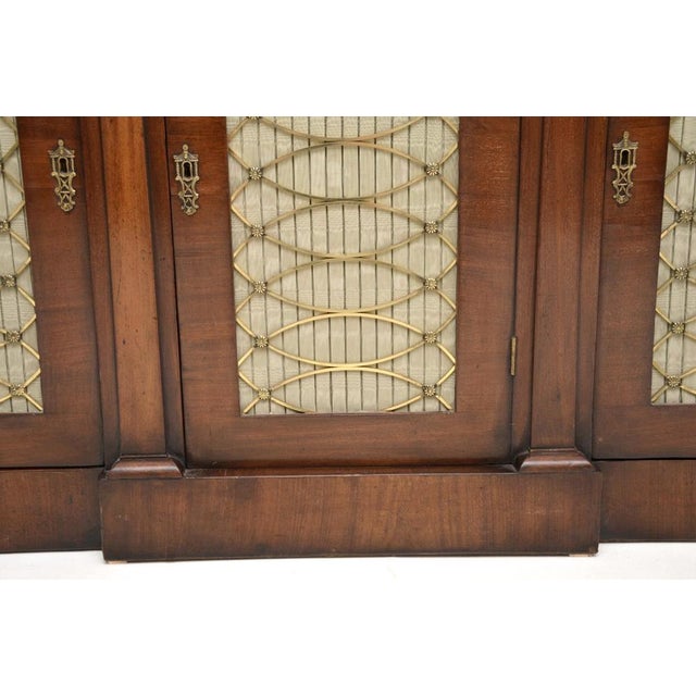 Antique Regency Grill Front Sideboard, 1800s For Sale - Image 12 of 13