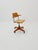 Bauhaus swivel office Armchair in solid wood By stollgiroflex 1960s The chair is in good condition Measurements: Height :...
