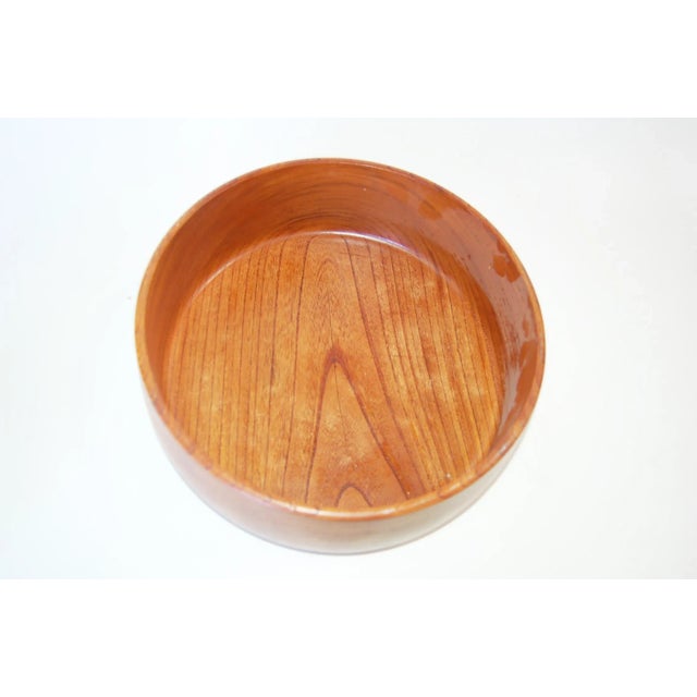 Mid-Century Modern Mid Century Danish Modern Teak Salad Serving Bowl, For Sale - Image 3 of 7