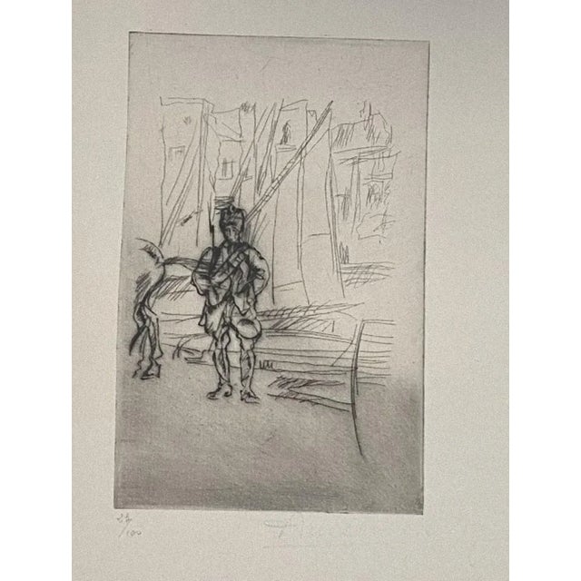 Anselmo Bucci, Military, Etching, 1917 For Sale - Image 3 of 3