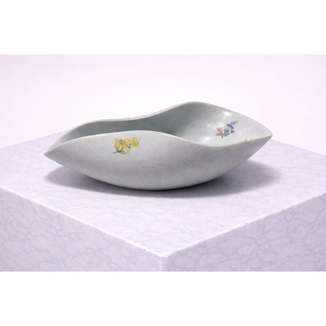 Gustavsberg Ceramic Veckla Bowl by Stig Lindberg for Gustavsberg, Sweden, 1960s For Sale - Image 4 of 8