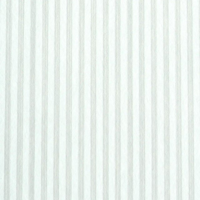Sample - Schumacher Edwin Stripe Narrow Wallpaper in Birch For Sale