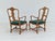 Original Danish design from about 1960s. Pair or armchairs, oak wood, green velour. Original very good condition, no...
