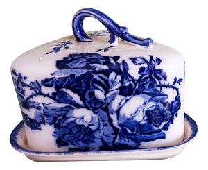Vintage Cheese Cadre from Ironstone Staffordshire, 1930, Set of 2