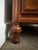 Traditional Late 20th Century Large Burl Walnut Double Pedestal Executive Desk With Glass Top | Brass Hardware | Traditional For Sale - Image 3 of 4