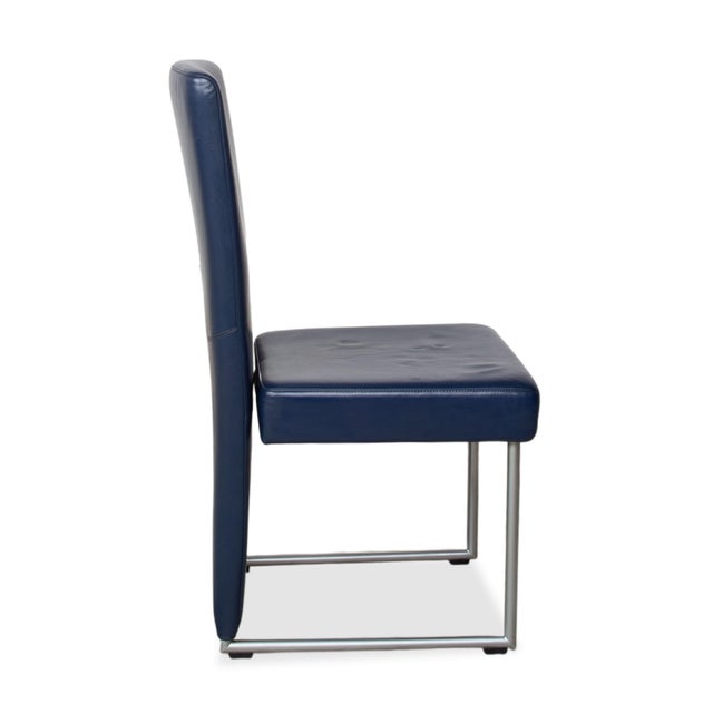7400 Chairs Cantilever Chairs in Leather from Rolf Benz, Set of 4 For Sale - Image 10 of 14