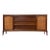 1960s Refinished Walnut Credenza by Lane Rhythm For Sale