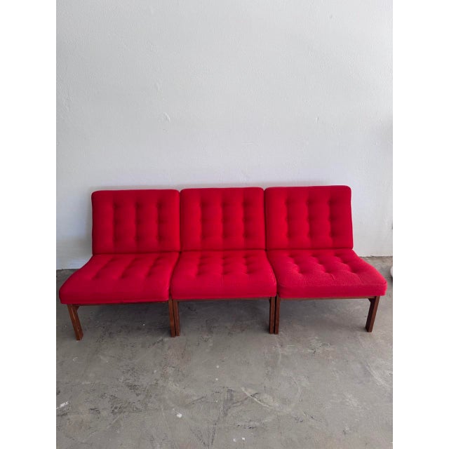 Moduline Chair in Teak by Ole Gjerløv-Knudsen Torben Lind for France & Søn, 1960s For Sale - Image 10 of 18