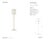 Thomas O'Brien by Visual Comfort Signature Caron Floor Lamp in Hand-Rubbed Antique Brass with Linen Shade Designer: Thomas...