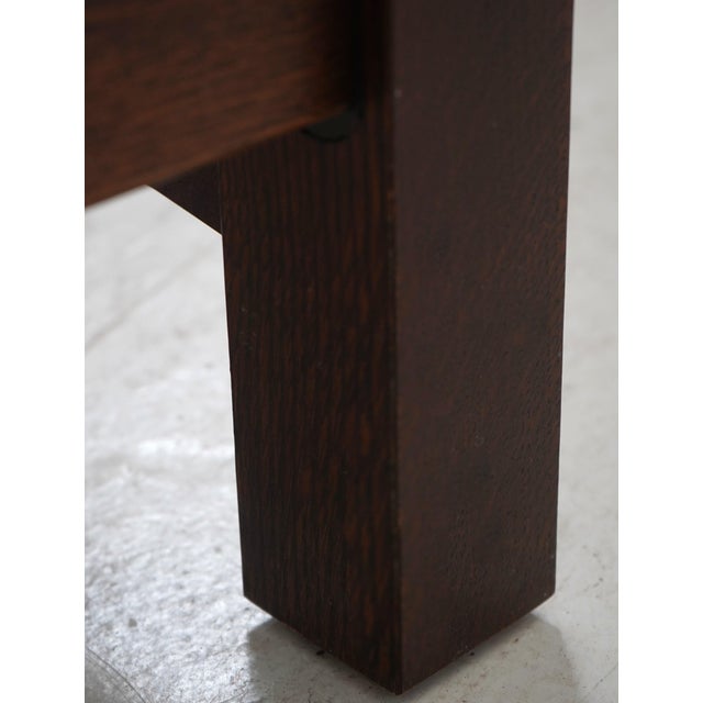 Stickley Mission Oak Harvey Ellis King Size Bed For Sale In Philadelphia - Image 6 of 16