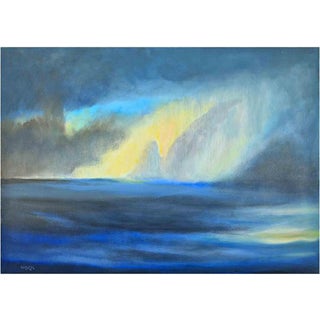 Roberto Cuccaro, Storm at Sea, 2000s, Oil on Canvas For Sale