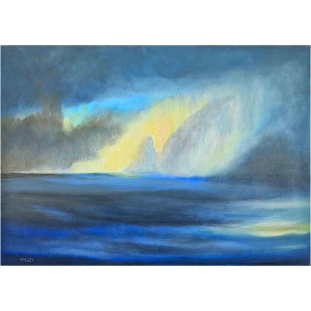 Roberto Cuccaro, Storm at Sea, 2000s, Oil on Canvas For Sale