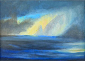 Roberto Cuccaro, Storm at Sea, 2000s, Oil on Canvas