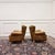 Brown Vintage Aviator Armchair in Sheep Leather, Set of 2 For Sale - Image 8 of 11