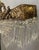 Hollywood Regency Vintage Gold and Crystal Wall Sconces - a Pair For Sale - Image 3 of 5