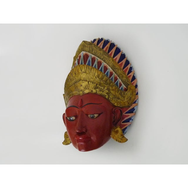 Vintage Dewi Sita Mask, 1970s For Sale - Image 3 of 9