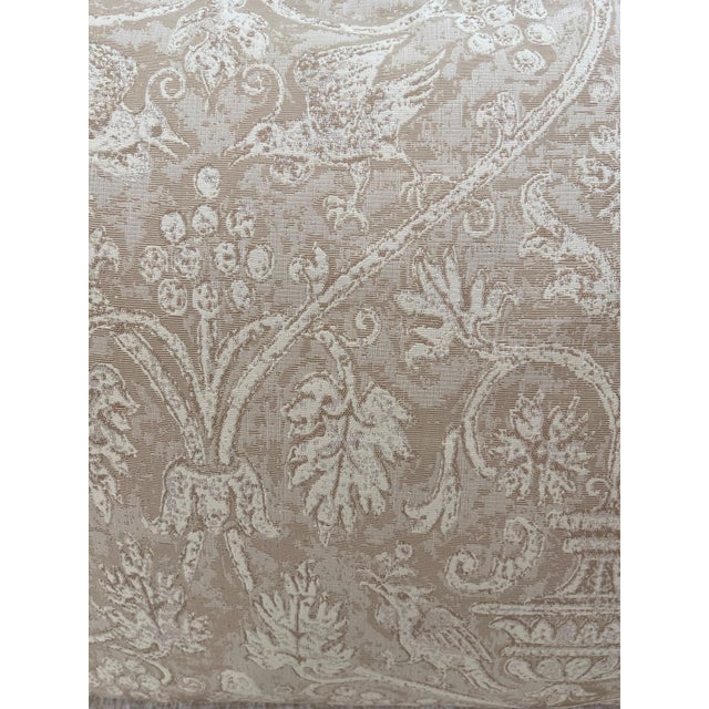 A beautifully crafted set of two king‑size shams paired with a matching bed scarf (traditionally known as a scaldino),...