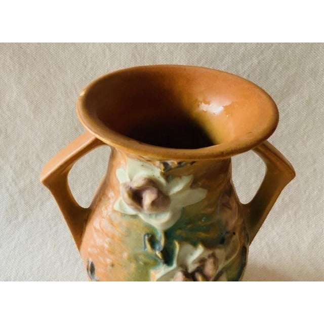 1930s Roseville Magnolia Vase - East Hampton Diplomat Estate For Sale - Image 12 of 14